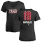 Women's Alex Iafallo Name and Number Banner Wave V-Neck T-Shirt - Black