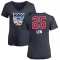 Women's Alex Len Name and Number Banner Wave V-Neck T-Shirt - Navy