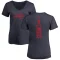 Women's Alex Limoges One Color Backer T-Shirt - Navy