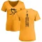 Women's Alex Nedeljkovic One Color Backer T-Shirt - Gold