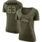 Women's Alex Palczewski Legend Salute to Service Scoop Neck T-Shirt - Olive