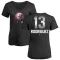 Women's Alex Rodriguez Midnight Mascot V-Neck T-Shirt - Black