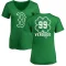 Women's Alex Verdugo Dubliner Name & Number V-Neck T-ShirtKelly - Green