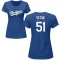 Women's Alex Vesia Name & Number T-Shirt - Royal