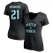 Women's Alex Wennberg Name & Number Victory Arch T-Shirt - Black