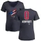 Women's Alexander Kerfoot Name and Number Banner Wave V-Neck T-Shirt - Navy