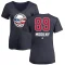 Women's Alexander Mogilny Name and Number Banner Wave V-Neck T-Shirt - Navy