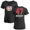 Women's Alexander Radulov Name and Number Banner Wave V-Neck T-Shirt - Black