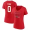 Women's Alexander True 2023 Eastern Conference Champions Goal Tender V-Neck T-Shirt - Red