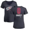 Women's Alexandre Doucet Name and Number Banner Wave V-Neck T-Shirt - Navy