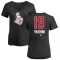 Women's Alexei Yashin Name and Number Banner Wave V-Neck T-Shirt - Black