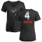 Women's Alfredo Griffin Midnight Mascot V-Neck T-Shirt - Black