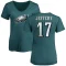 Women's Alshon Jeffery Name & Number Slim Fit T-Shirt - Green