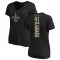 Women's Alvin Kamara Backer Slim Fit T-Shirt - Black