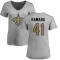 Women's Alvin Kamara Name & Number Slim Fit T-Shirt - Ash