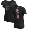 Women's Amani Bledsoe Backer Slim Fit T-Shirt - Black