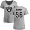 Women's Amari Burney Name & Number Slim Fit T-Shirt - Ash