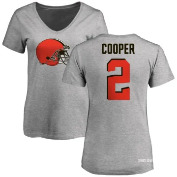 Nike Men's Cleveland Browns Amari Cooper #2 Orange Logo T-Shirt