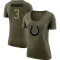 Women's Amari Rodgers Legend Salute to Service Scoop Neck T-Shirt - Olive