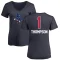 Women's Amen Thompson Name and Number Banner Wave V-Neck T-Shirt - Navy