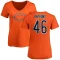 Women's Andre Anthony Name & Number Slim Fit T-Shirt - Orange