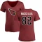 Women's Andre Baccellia Name & Number Slim Fit T-Shirt - Maroon