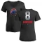 Women's Andre Dawson Midnight Mascot V-Neck T-Shirt - Black