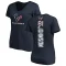 Women's Andre Johnson Backer Slim Fit T-Shirt - Navy