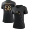 Women's Andre Tippett 2020 Salute To Service Performance T-Shirt - Black