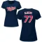 Women's Andrew Albers Name & Number T-Shirt - Navy