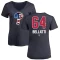 Women's Andrew Bellatti Name and Number Banner Wave V-Neck T-Shirt - Navy