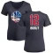 Women's Andrew Bogut Name and Number Banner Wave V-Neck T-Shirt - Navy