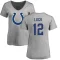 Women's Andrew Luck Name & Number Slim Fit T-Shirt - Ash