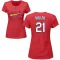 Women's Andrew Miller Name & Number T-Shirt - Red