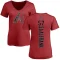 Women's Andrew Saalfrank Backer Slim Fit T-Shirt - Red