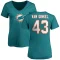 Women's Andrew Van Ginkel Name & Number Slim Fit T-Shirt - Aqua