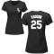 Women's Andrew Vaughn Name & Number T-Shirt - Black