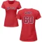 Women's Andrew Wantz Name & Number T-Shirt - Red