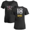 Women's Andy Van Slyke Midnight Mascot V-Neck T-Shirt - Black