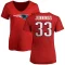 Women's Anfernee Jennings Name & Number Slim Fit T-Shirt - Red