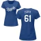 Women's Angel Zerpa Name & Number T-Shirt - Royal