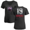 Women's Anibal Sanchez Midnight Mascot V-Neck T-Shirt - Black