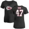 Women's Anthony Cook Name & Number Slim Fit T-Shirt - Black