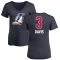 Women's Anthony Davis Name and Number Banner Wave V-Neck T-Shirt - Navy