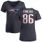 Women's Anthony Firkser Name & Number T-Shirt - Navy