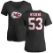 Women's Anthony Hitchens Name & Number Slim Fit T-Shirt - Black