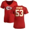 Women's Anthony Hitchens Name & Number Slim Fit T-Shirt - Red