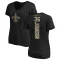 Women's Anthony Johnson Backer Slim Fit T-Shirt - Black