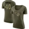 Women's Anthony Kendall Legend Salute to Service Scoop Neck T-Shirt - Olive