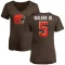 Women's Anthony Walker Jr. Name & Number Slim Fit T-Shirt - Brown